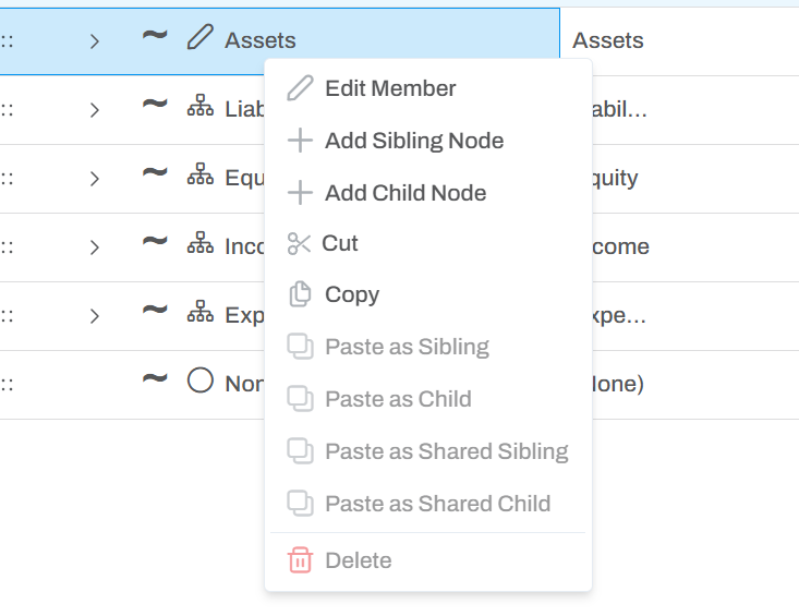 Context Menu
