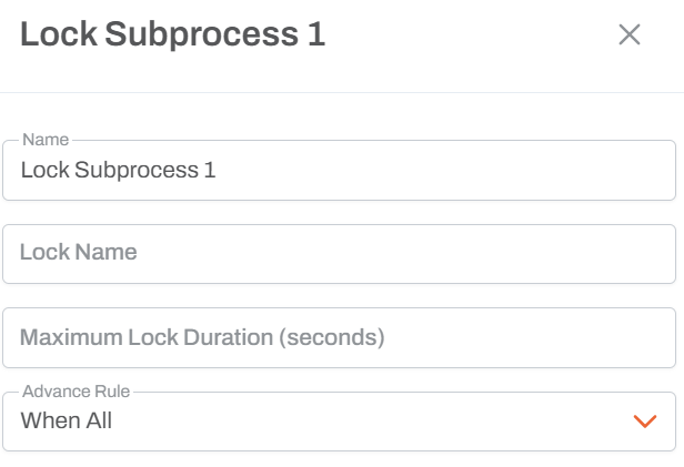 Lock Activity Editor