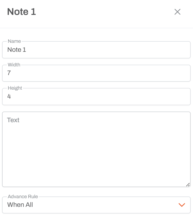 Note Activity Editor