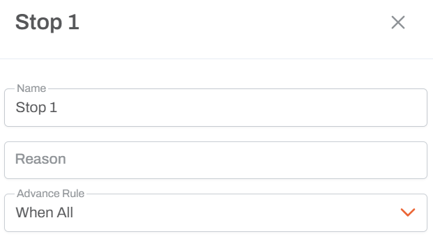 Stop Activity Editor